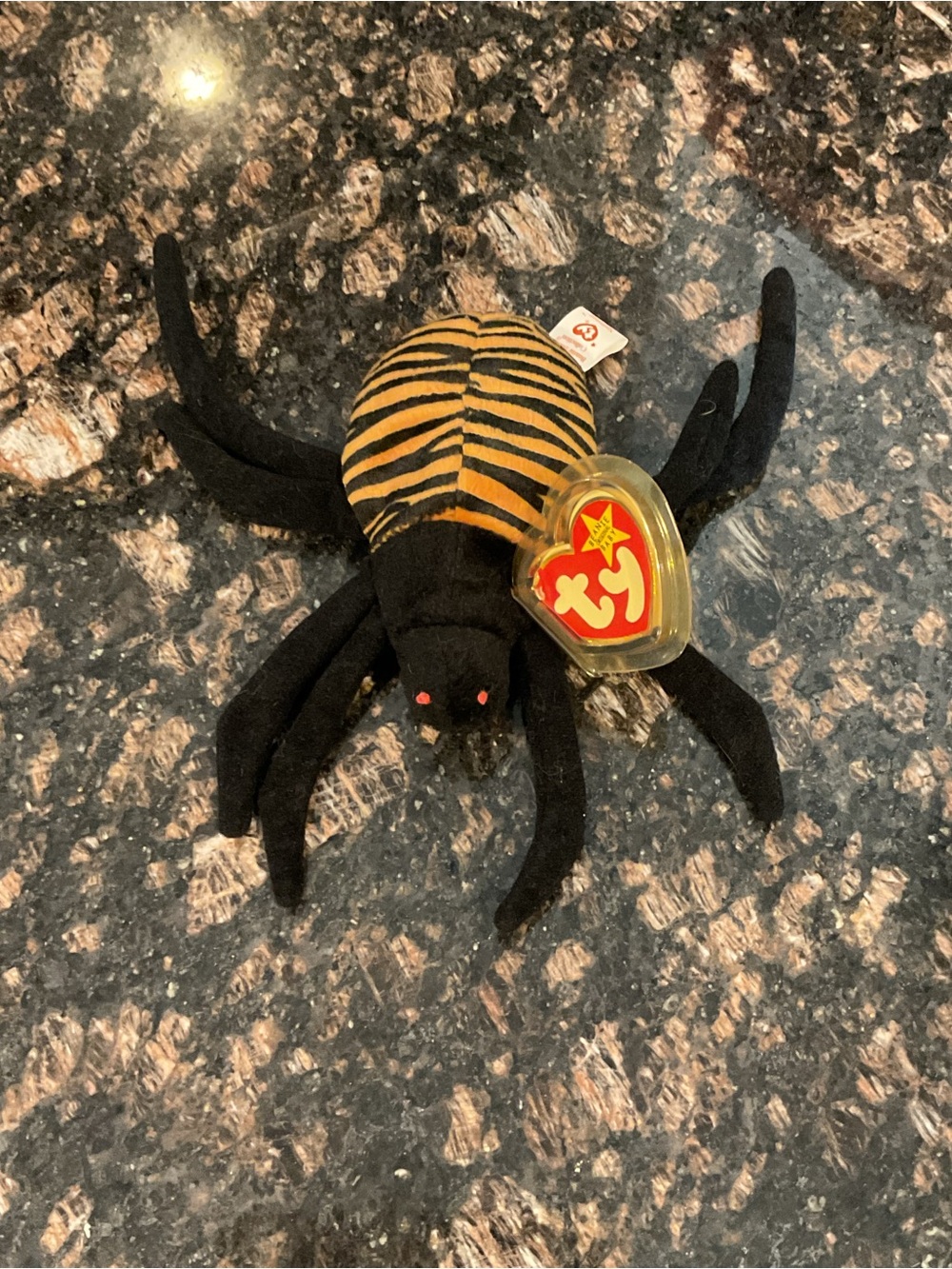 Ty Beanie Baby Plush Spider Toy